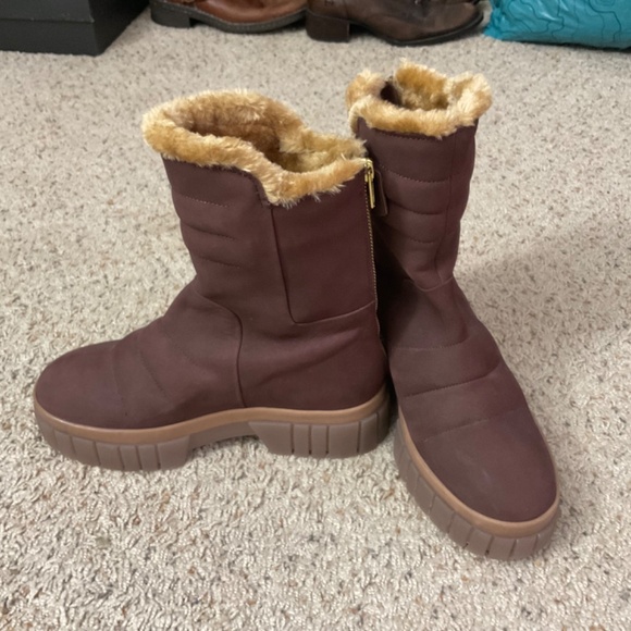 Free People suede fur boots - Picture 2 of 4